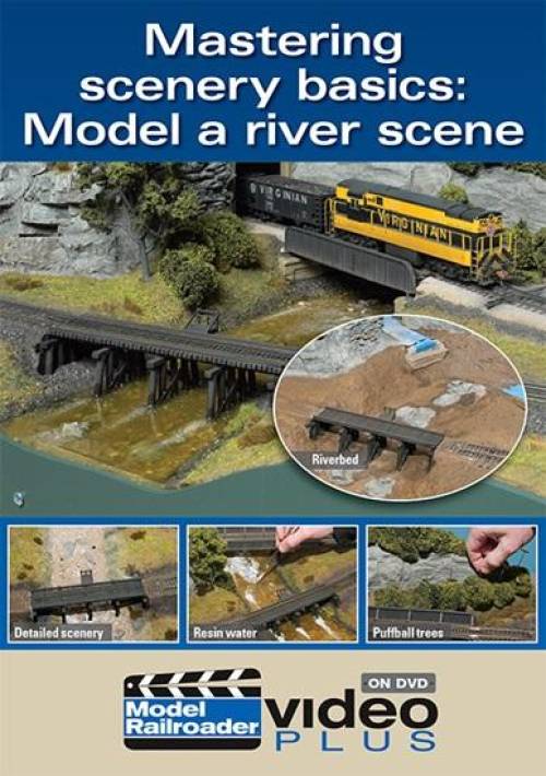 Model Railroader Video Plus Mastering Scenery Basics Model River Scene Collector Bookstore