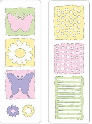 Cuttlebug - 2 Dies - Naturals