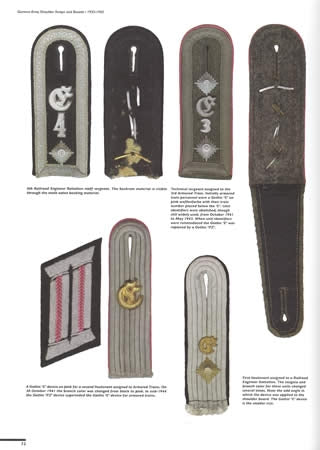 German Army Shoulder Straps and Boards 1933-1945 by Thomas J. Suter & David A. Suter