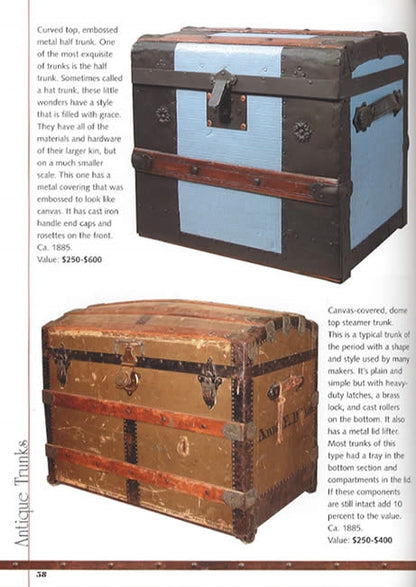Antique Trunks Identification & Price Guide by Linda Edelstein, Paul Pat Morse