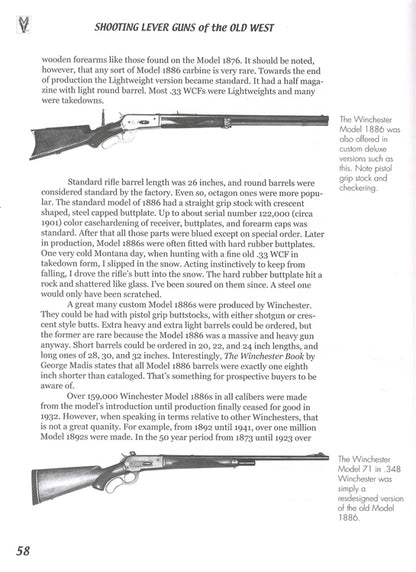 Shooting Lever Guns of the Old West by Mike Venturino