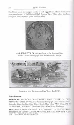 Glasshouses & Glass Manufacturers of the Pittsburgh Region 1795-1910 by Jay Hawkins
