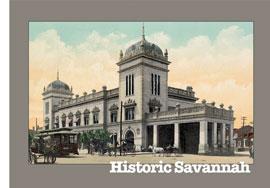 Historic Savannah Postcards by Tina Skinner