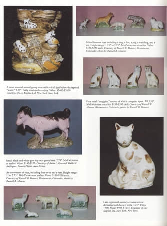 Staffordshire Animals: A Collector's Guide to History, Styles, & Values by Adele Kenny