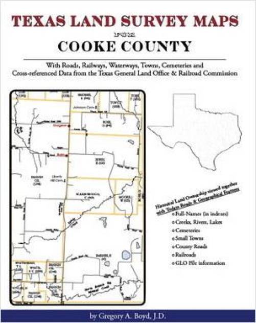 Texas Land Survey Maps for Cooke County, Texas by Gregory Boyd