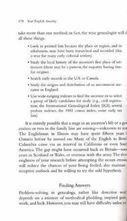 Your English Ancestry by Sherry Irvine