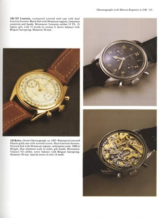 Chronograph Wristwatches To Stop Time by Lang, Meis