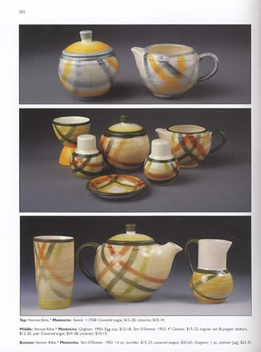 Mid-Century Modern Dinnerware: A Pictorial Guide: Redwing to Winfield by Michael Pratt