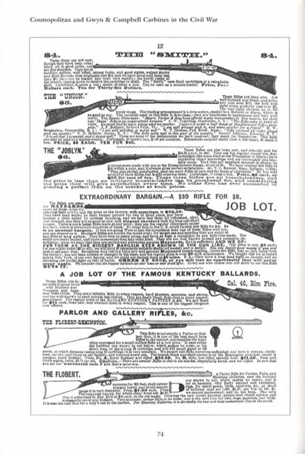 Cosmopolitan and Gwyn & Campbell Carbines in the Civil War by Thomas B. Rentschler
