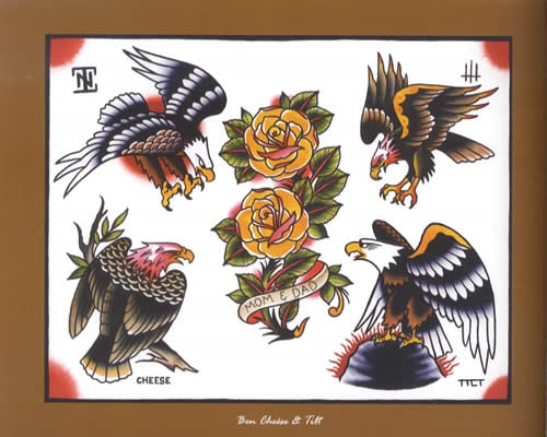 Classic Flash in Five Bold Colors (Tattoos) by Jeromey "Tilt" McCulloch
