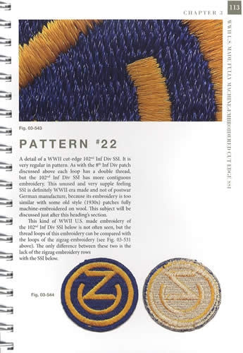 U.S.-Made, Fully Machine-Embroidered, Cut Edge Shoulder Sleeve Insignia of World War II: And How They Were Manufactured - A Collector's Guide by Hans De Bree