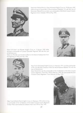 WWII Uniforms & Insignia of the German Wehrmacht Cossacks by Schuster & Tiede
