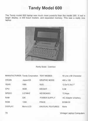 Vintage Laptop Computers: First Decade: 1980-89 by James Wilson