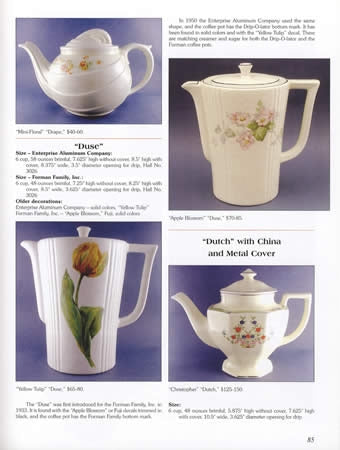 Hall China Tea & Coffee Pots by Gary & Paula Barnebey