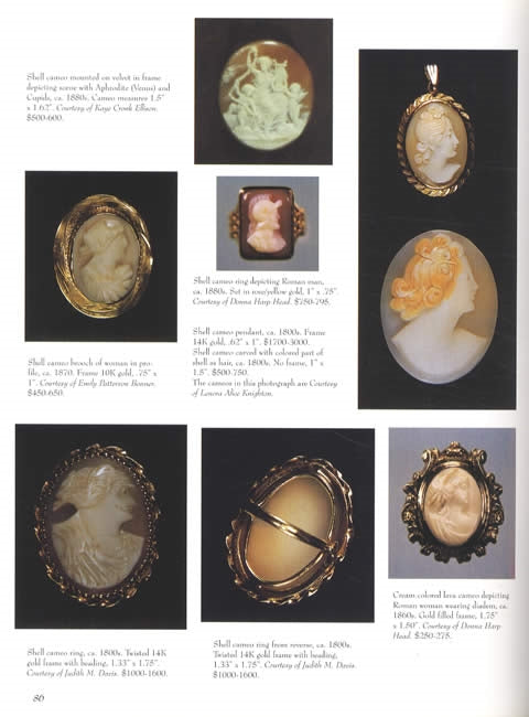Cameos: Classical to Costume, 2nd Ed by Monica & Patricia Clements