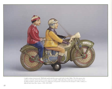 Antique Motorcycle Toys by Bruce Waters