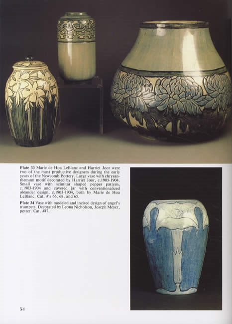 Newcomb Pottery: An Enterprise for Southern Women, 1895-1940 by Jessie Poesch