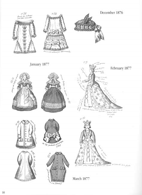 La Poupee Modele: Authentic Patterns from the Magazine: Vol 2 1876-1885 by Francois Theimer