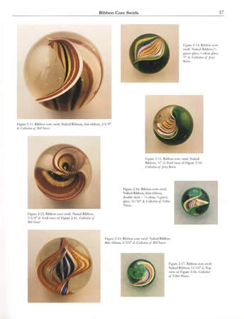 Antique Glass Swirl Marbles by Stanley Block