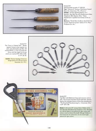 Beer Advertising - Knives, Letter Openers, Ice Picks, Cigar Cutters & More by Donald Bull