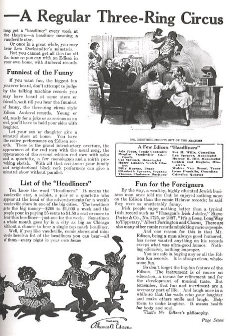 Edison Blue Amberol Recordings 1912-1914 by Ronald Dethlefson (Record Cylinders)