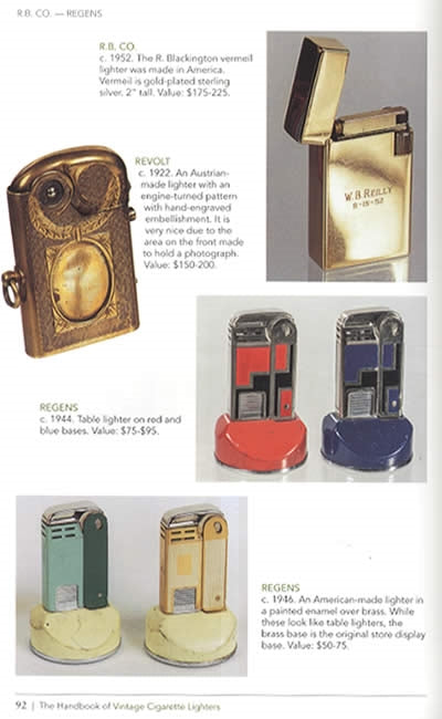 The Handbook of Vintage Cigarette Lighters by Stuart Schneider, Ira Pilossof