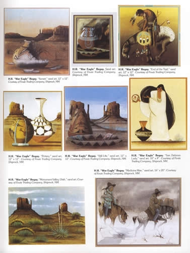 The Navajo Art of Sandpainting, 2nd Ed (Native American Indian) by Douglas Congdon-Martin