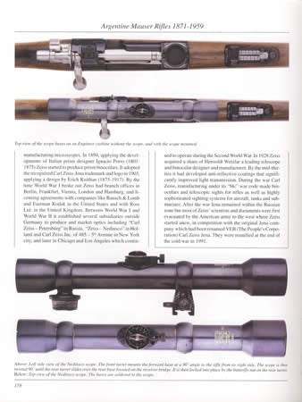 Argentine Mauser Rifles (& Carbines) 1871-1959 by Colin Webster