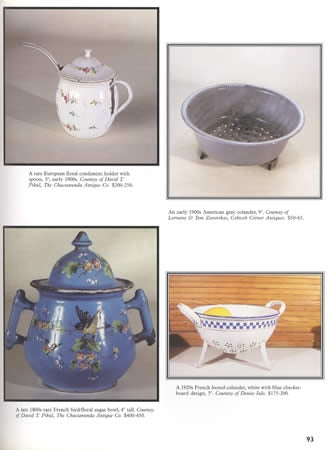 Antique Enameled Ware, American & European by David Pikul