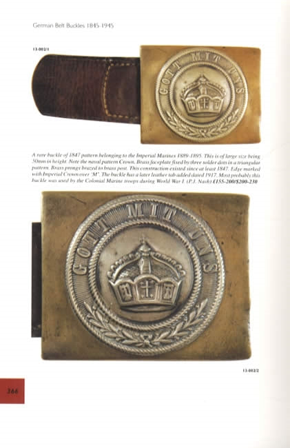 German Belt Buckles 1845-1945 by Peter Nash