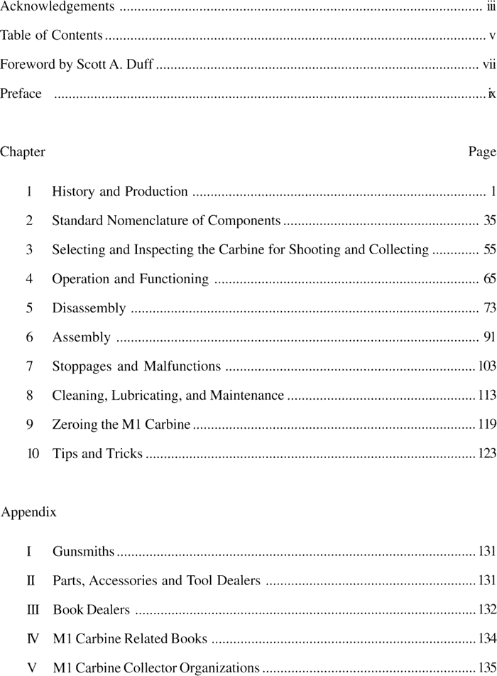 The M1 Carbine Owner's Guide (Springfield Rifle) by Larry Ruth, Scott Duff