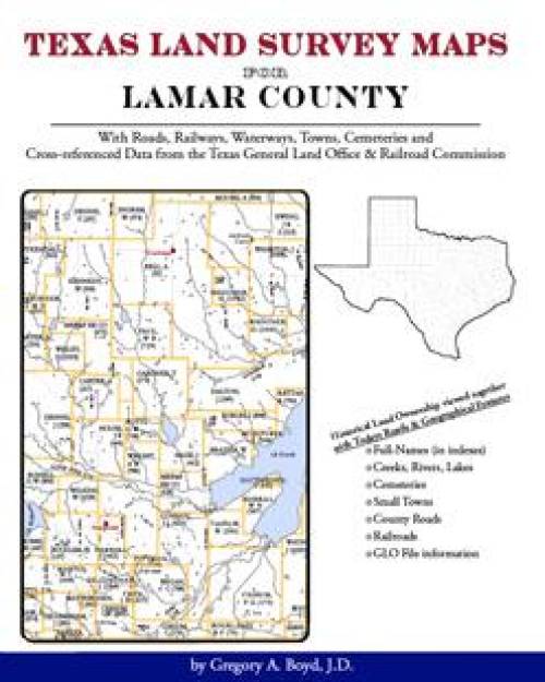 Texas Land Survey Maps for Lamar County by Gregory Boyd