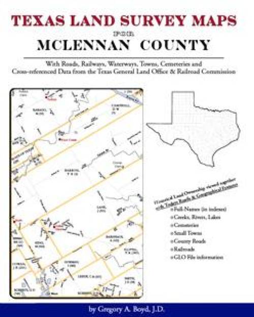 Texas Land Survey Maps for McLennan County by Gregory Boyd