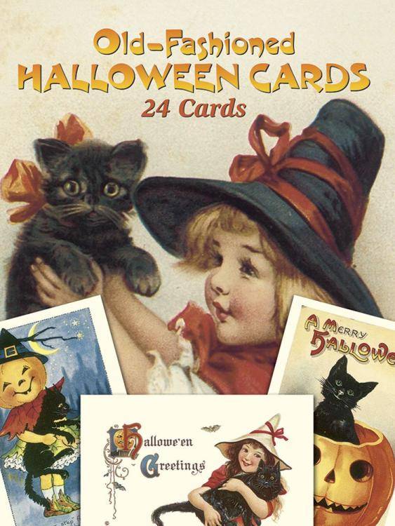 Old-Fashioned Halloween Cards: 24 Cards by Gabriella Oldham