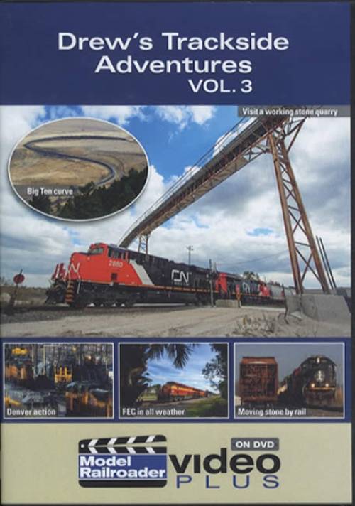 Model Railroader Video Plus Drew's Trackside Adventures Vol 3 Collector Bookstore