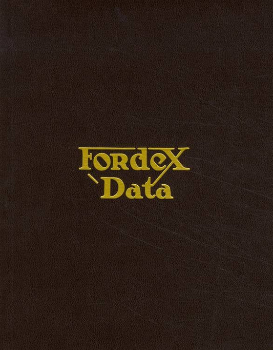1930 Fordex Data Manual Reproduction