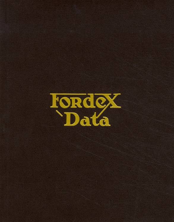 1930 Fordex Data Manual Reproduction