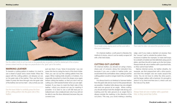 Practical Leatherwork: Cutting, Sewing, Finishing & Repair