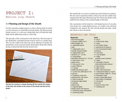 Making Leather Knife Sheaths, Volume 3: Welted Sheaths with Snap Fastener and Mexican Loop