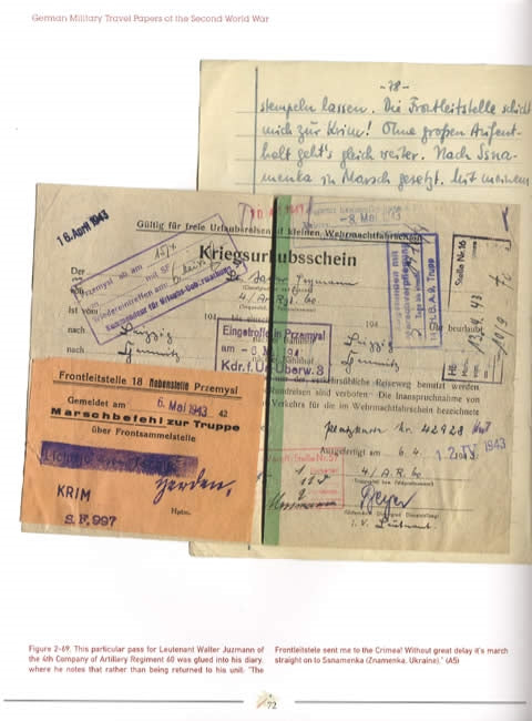 German Military Travel Papers of the Second World War by Matt DiPalma