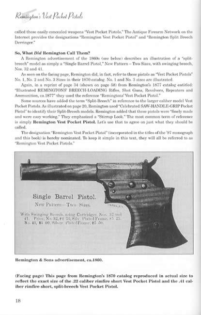 Remington's Vest Pocket Pistols by Robert E. Hatfield