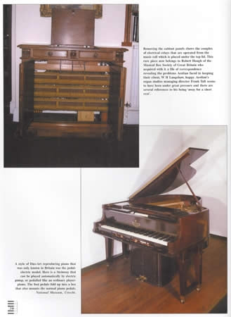 Automatic Pianos: Pianola, Barrel Piano, Aeolian Orchestrelle by Arthur Ord-Hume