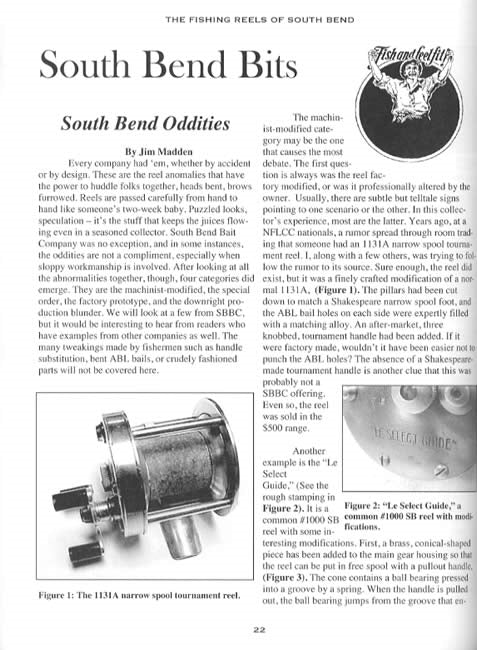 The Fishing Reels of South Bend by Jim Madden