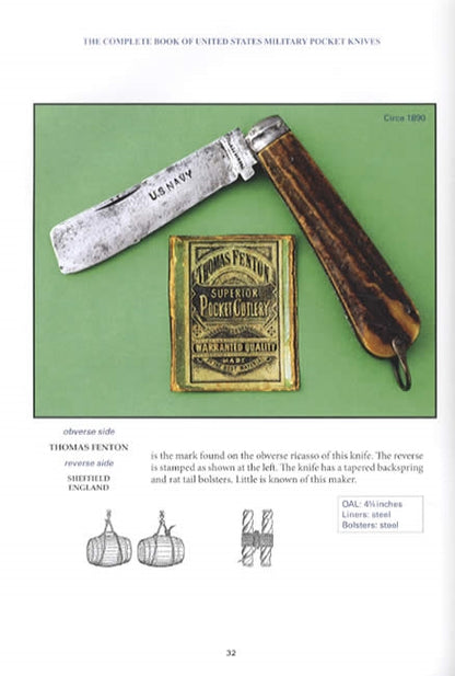 The Complete Book of US Military Pocket Knives From 1800 to the Present by Michael Silvey