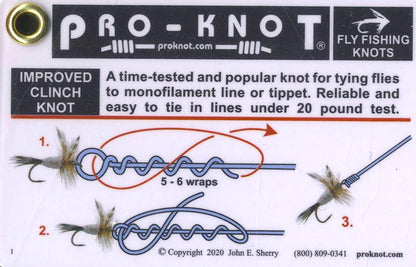 Pro Knot 12 Fly Fishing Knot Cards