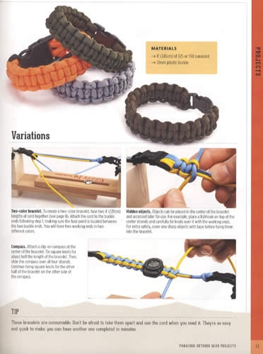 Paracord Outdoor Gear Projects: Simple Instructions for Survival Bracelets and Other DIY Projects [Book]
