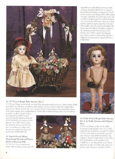 And Seem to Walk On Wings and Tread in Air: Fabulous Antique Dolls & Automata (Dollmaster November 2006 Auction Results)