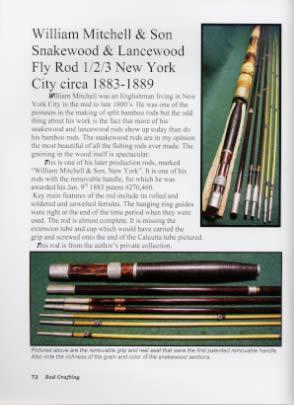 Vintage Bamboo Fly Fishing Rod Crafting Book 1843-1960 – Collector