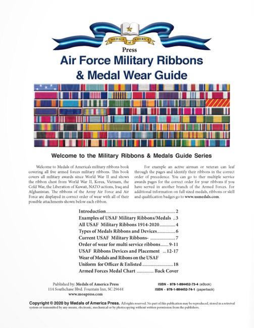Air Force Military Ribbon Medal Wear