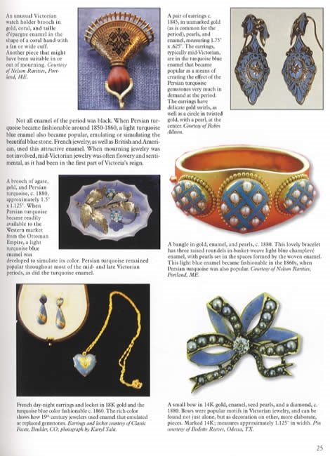 Antique enamel jewelry deals